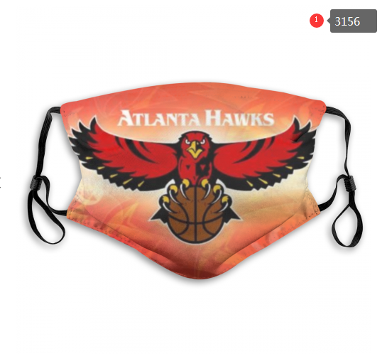 NBA Atlanta Hawks #2 Dust mask with filter->nba dust mask->Sports Accessory